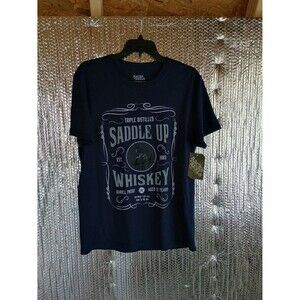 Racks & Reels Saddle Up Whiskey T-Shirt